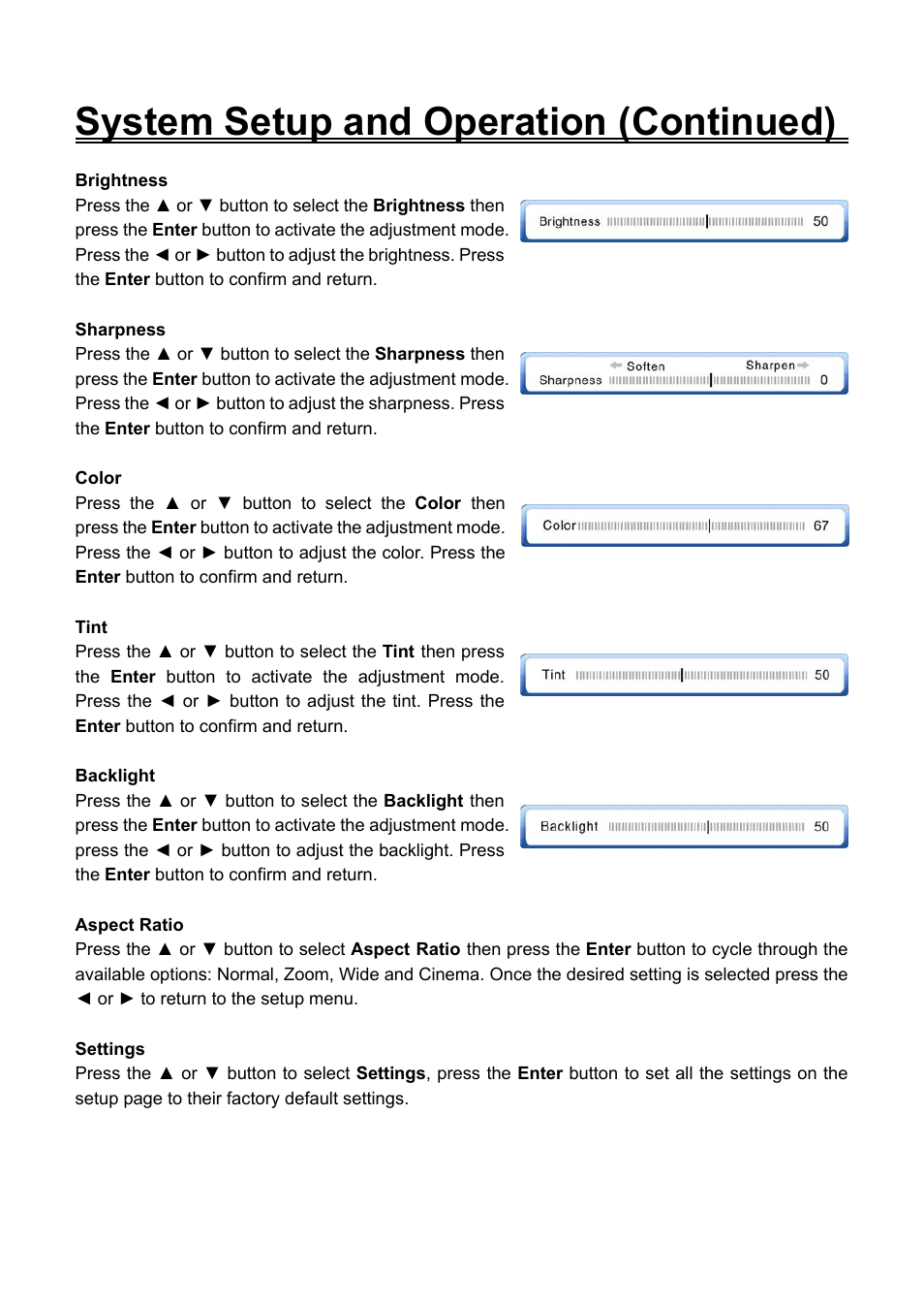 System setup and operation (continued) | Audiovox FPE2706DV User Manual | Page 26 / 44