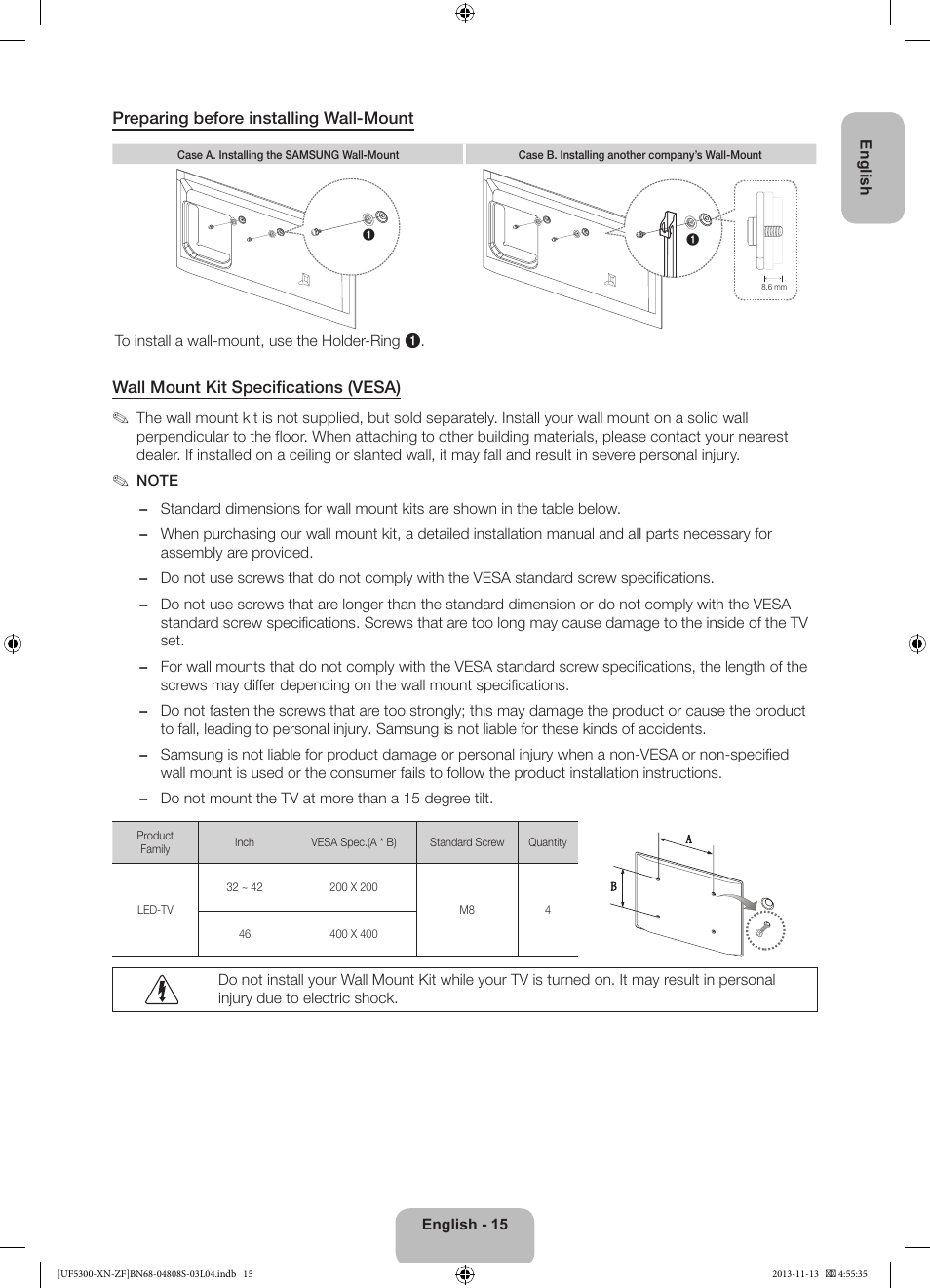 Samsung UE32F5300AW User Manual | Page 15 / 81