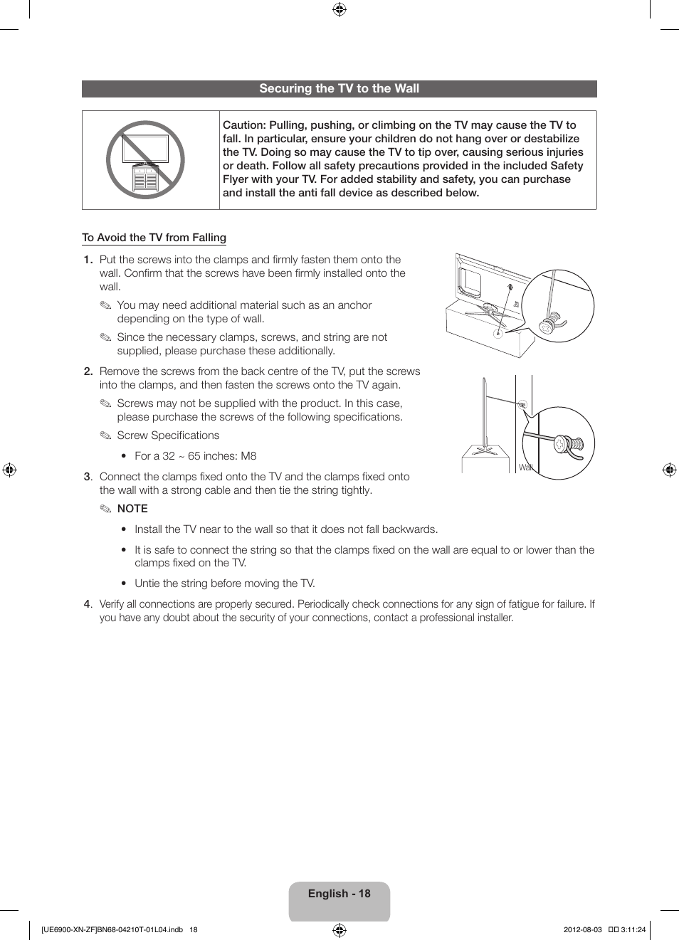 Samsung UE40ES6900S User Manual | Page 18 / 91