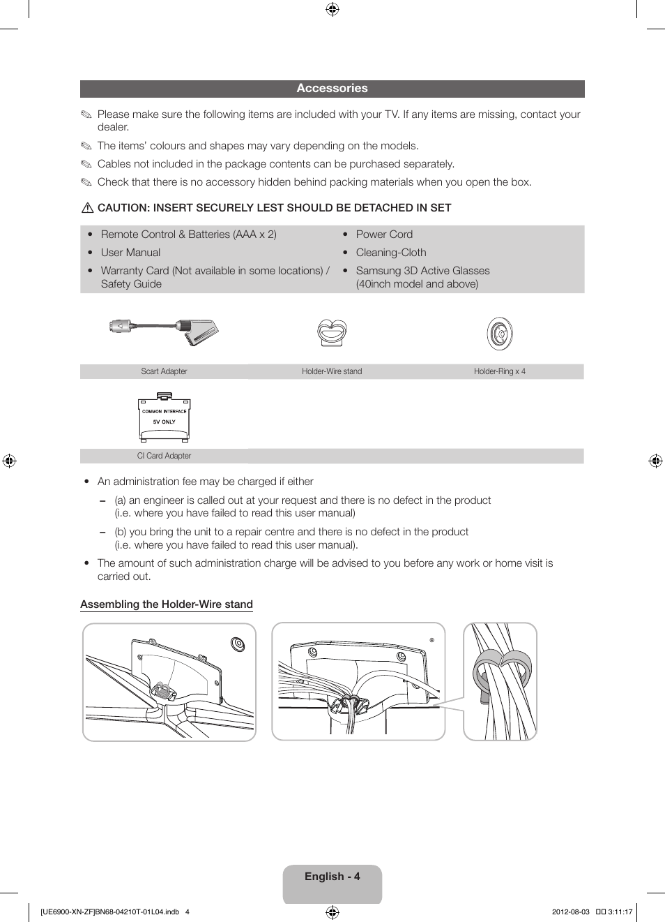 Samsung UE40ES6900S User Manual | Page 4 / 91