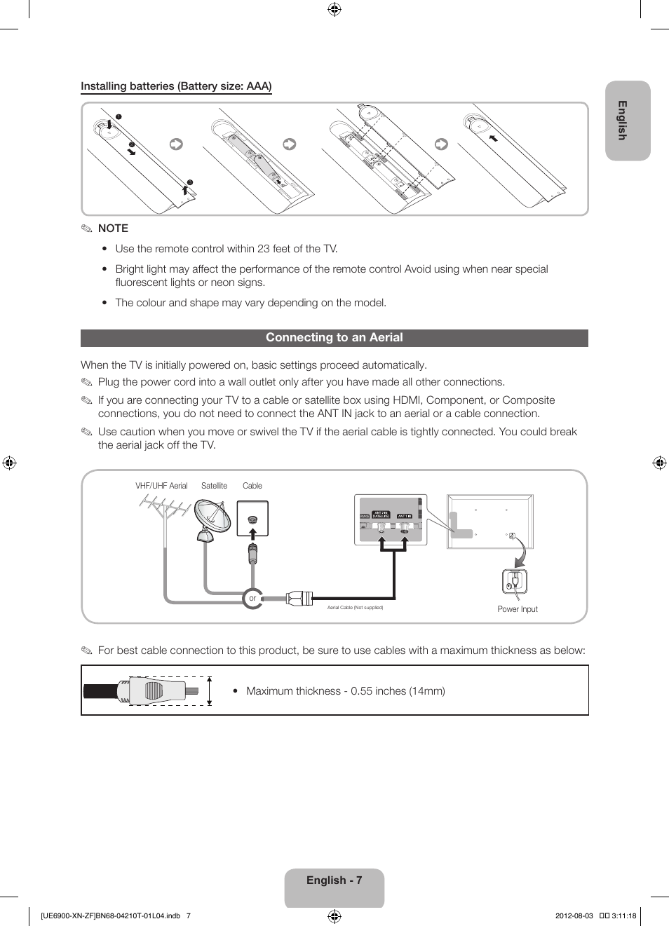 Samsung UE40ES6900S User Manual | Page 7 / 91