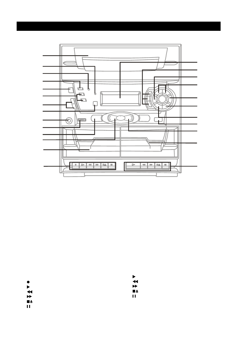 Identification des pièces | Audiovox 5 CD MINI HI-FI SYSTEM User Manual | Page 25 / 62