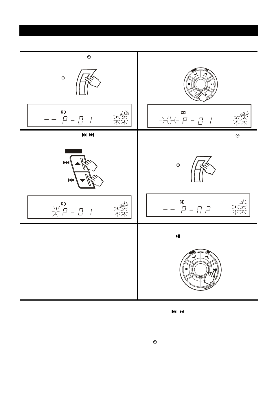 Lecture programmée de dc | Audiovox 5 CD MINI HI-FI SYSTEM User Manual | Page 36 / 62