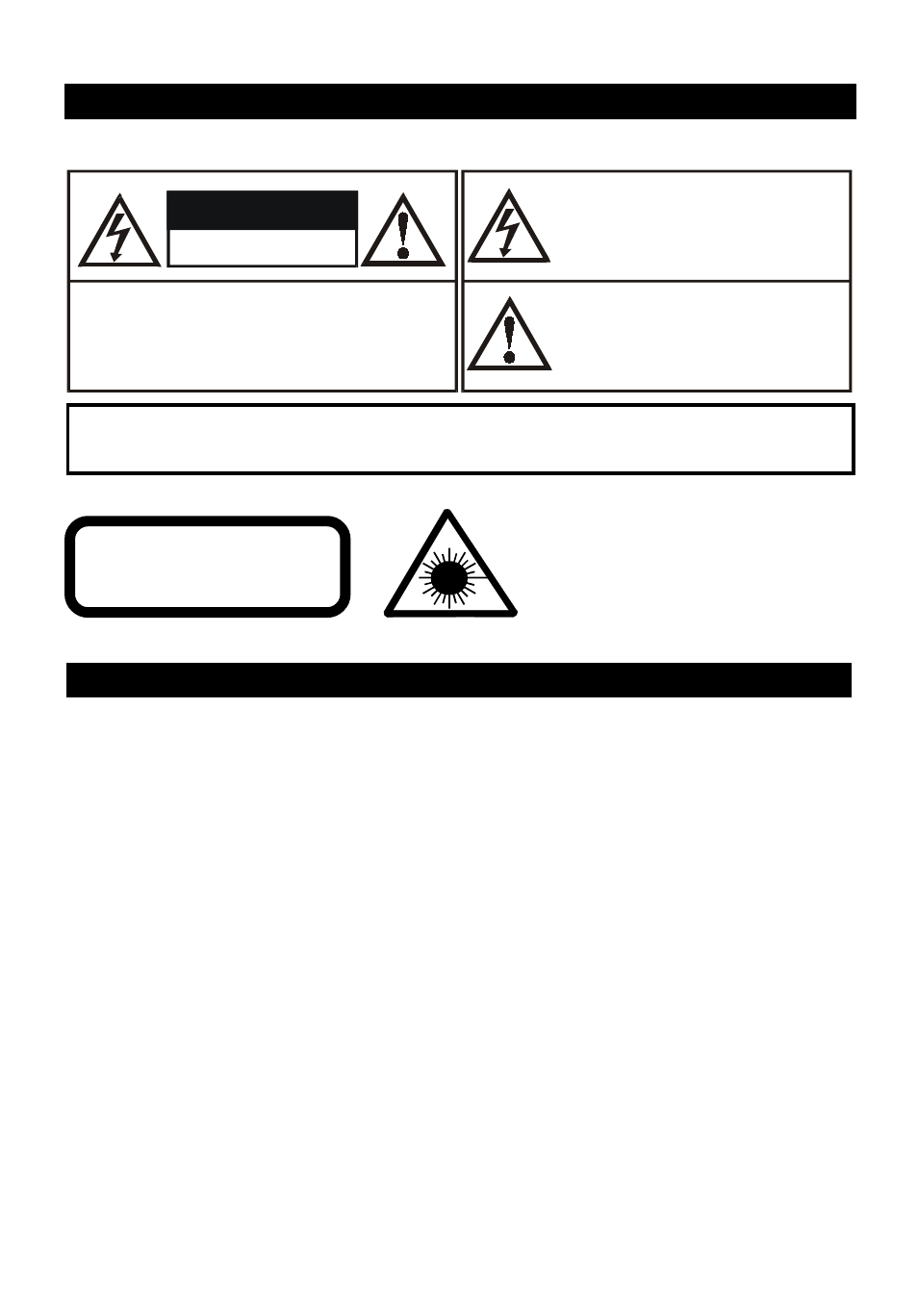 Explicación de los símbolos gráficos, Aviso, Precaución | Audiovox 5 CD MINI HI-FI SYSTEM User Manual | Page 43 / 62