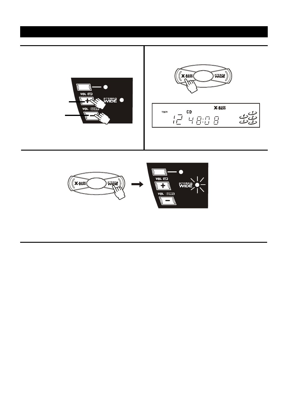 Ajuste del sonido | Audiovox 5 CD MINI HI-FI SYSTEM User Manual | Page 47 / 62