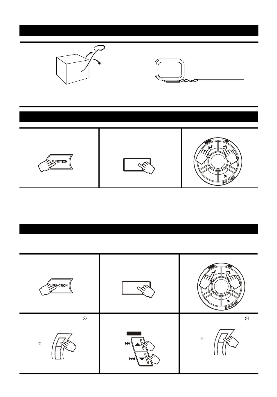 Sintonizando en una estacion manualmente, Fijando estaciones | Audiovox 5 CD MINI HI-FI SYSTEM User Manual | Page 50 / 62