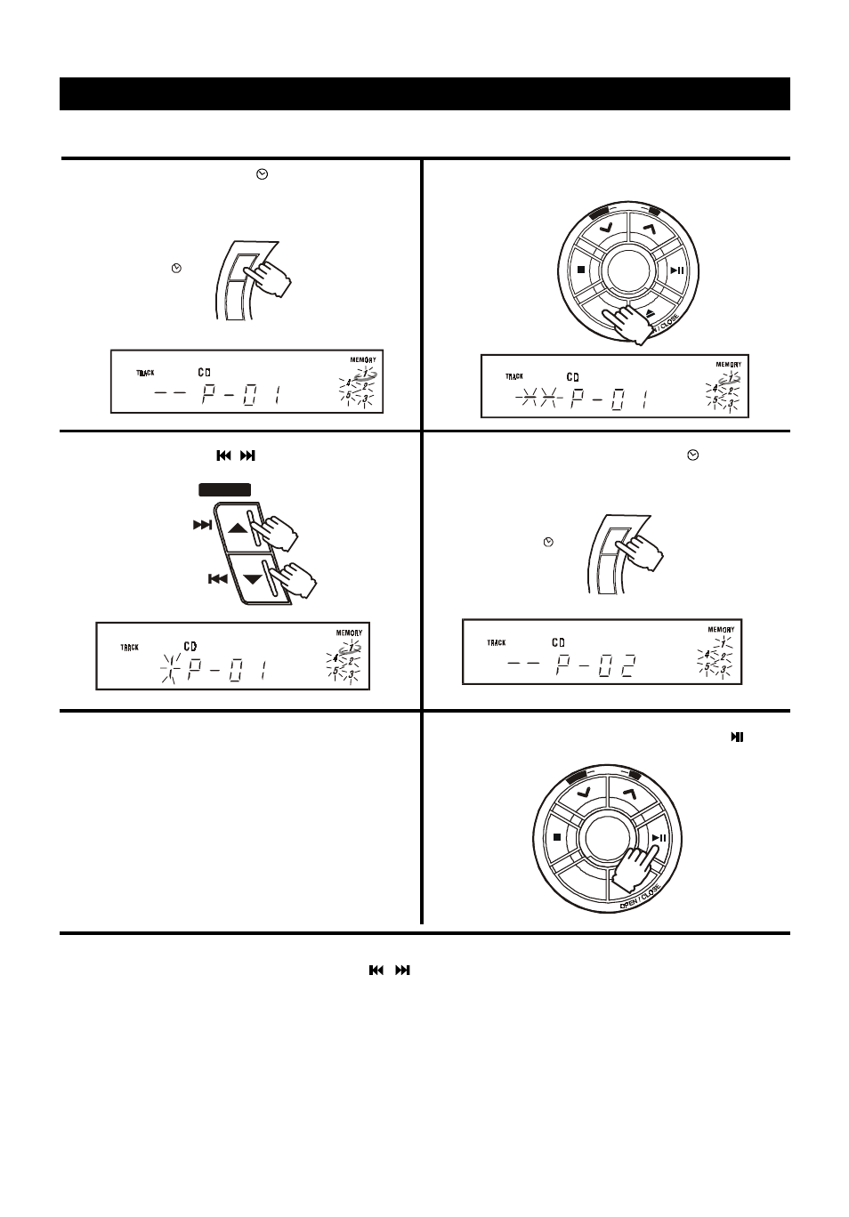 Programación de los cds | Audiovox 5 CD MINI HI-FI SYSTEM User Manual | Page 56 / 62