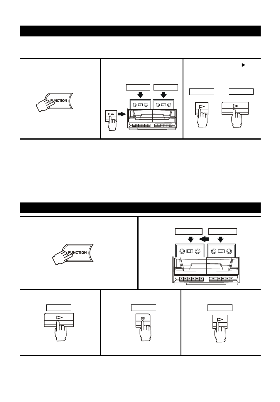 Operación del tocacasetes, Reproducción continua | Audiovox 5 CD MINI HI-FI SYSTEM User Manual | Page 58 / 62