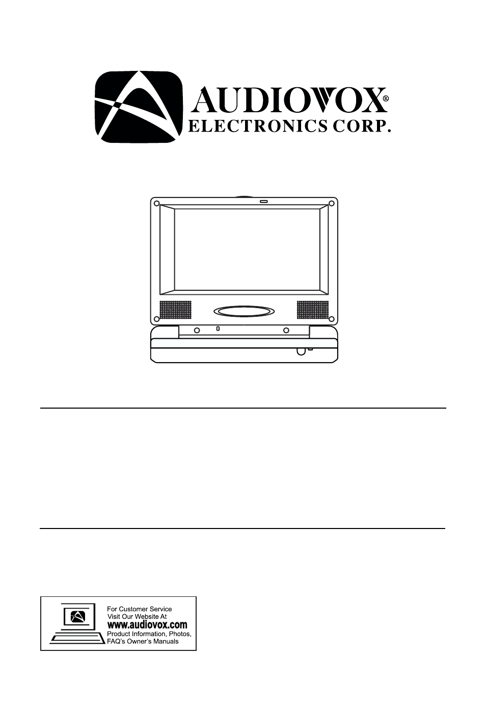 Audiovox VBP700 User Manual | 38 pages