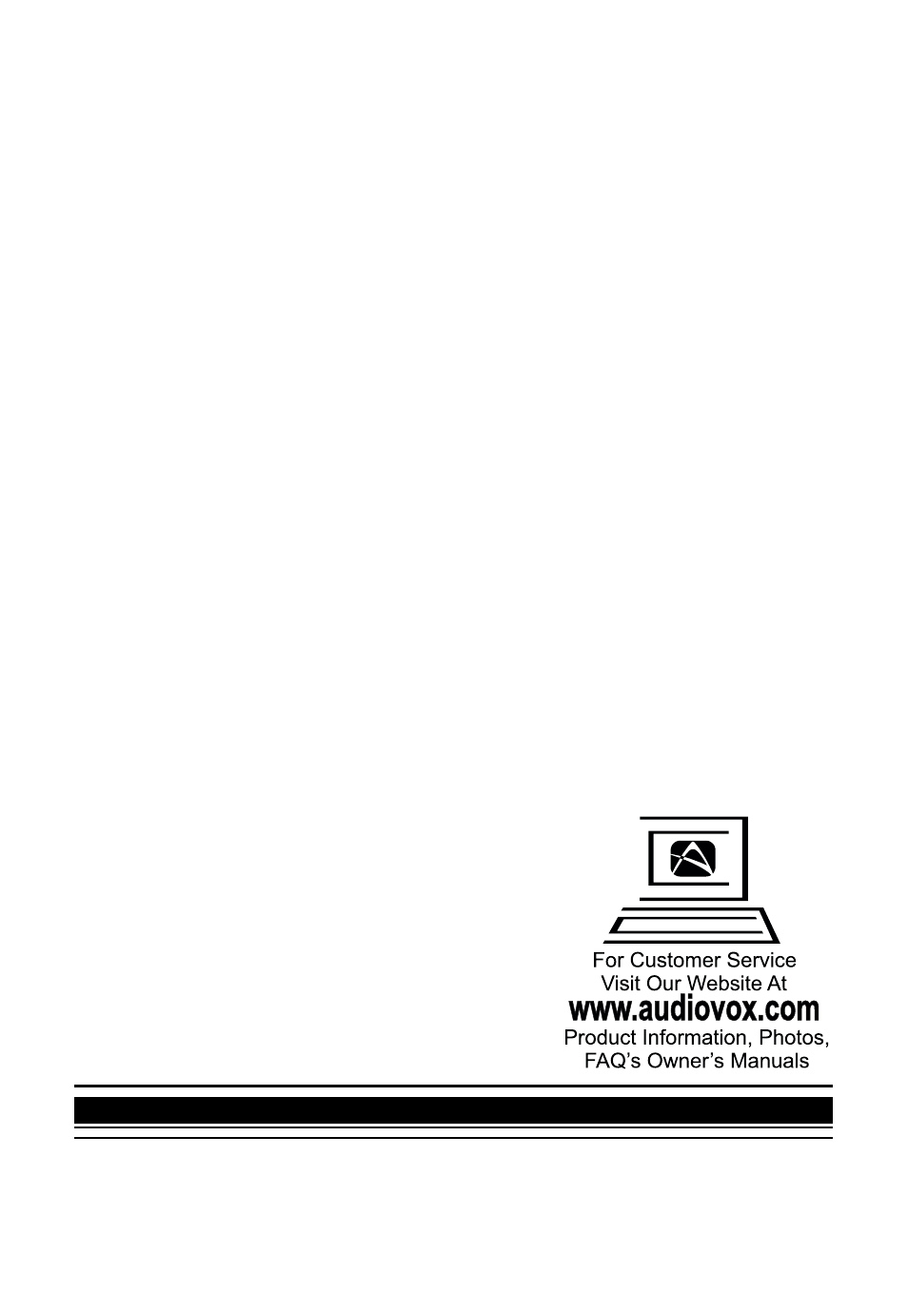 Audiovox VBP700 User Manual | Page 38 / 38
