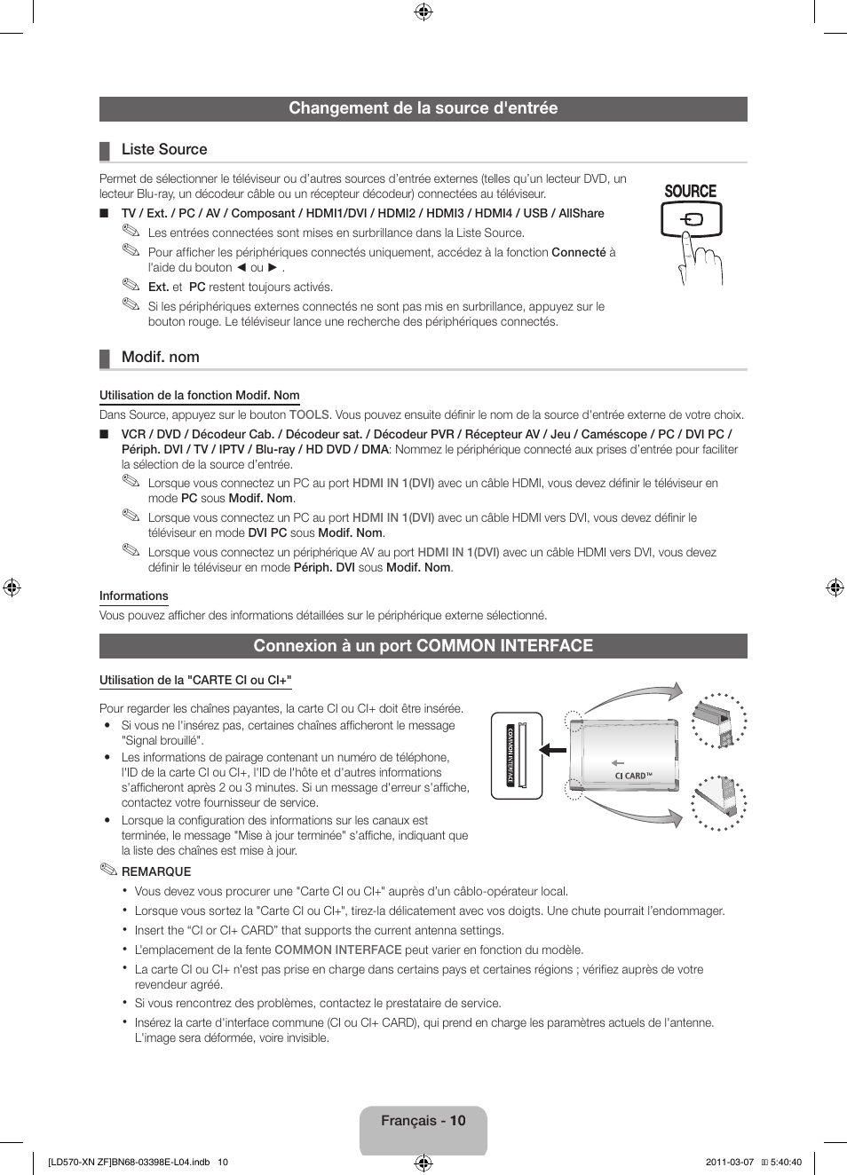 Samsung LE32D570K2S User Manual | Page 26 / 65