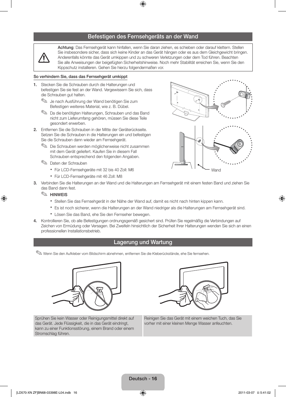 Samsung LE32D570K2S User Manual | Page 48 / 65