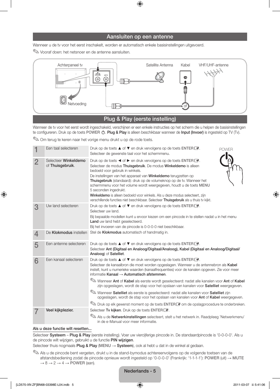 Samsung LE32D570K2S User Manual | Page 53 / 65