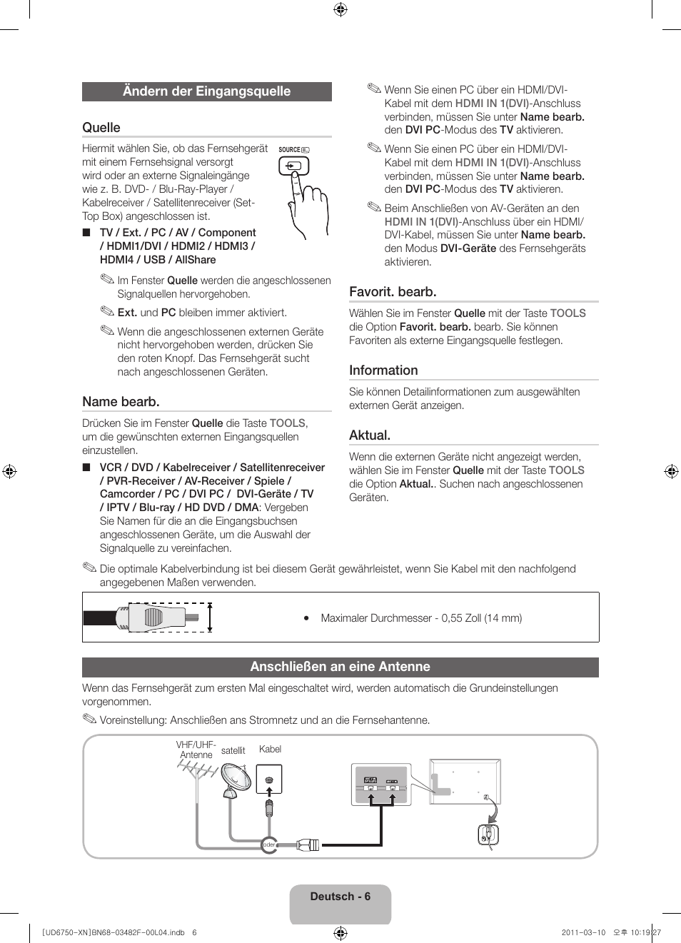 Samsung UE46D6750WS User Manual | Page 50 / 86