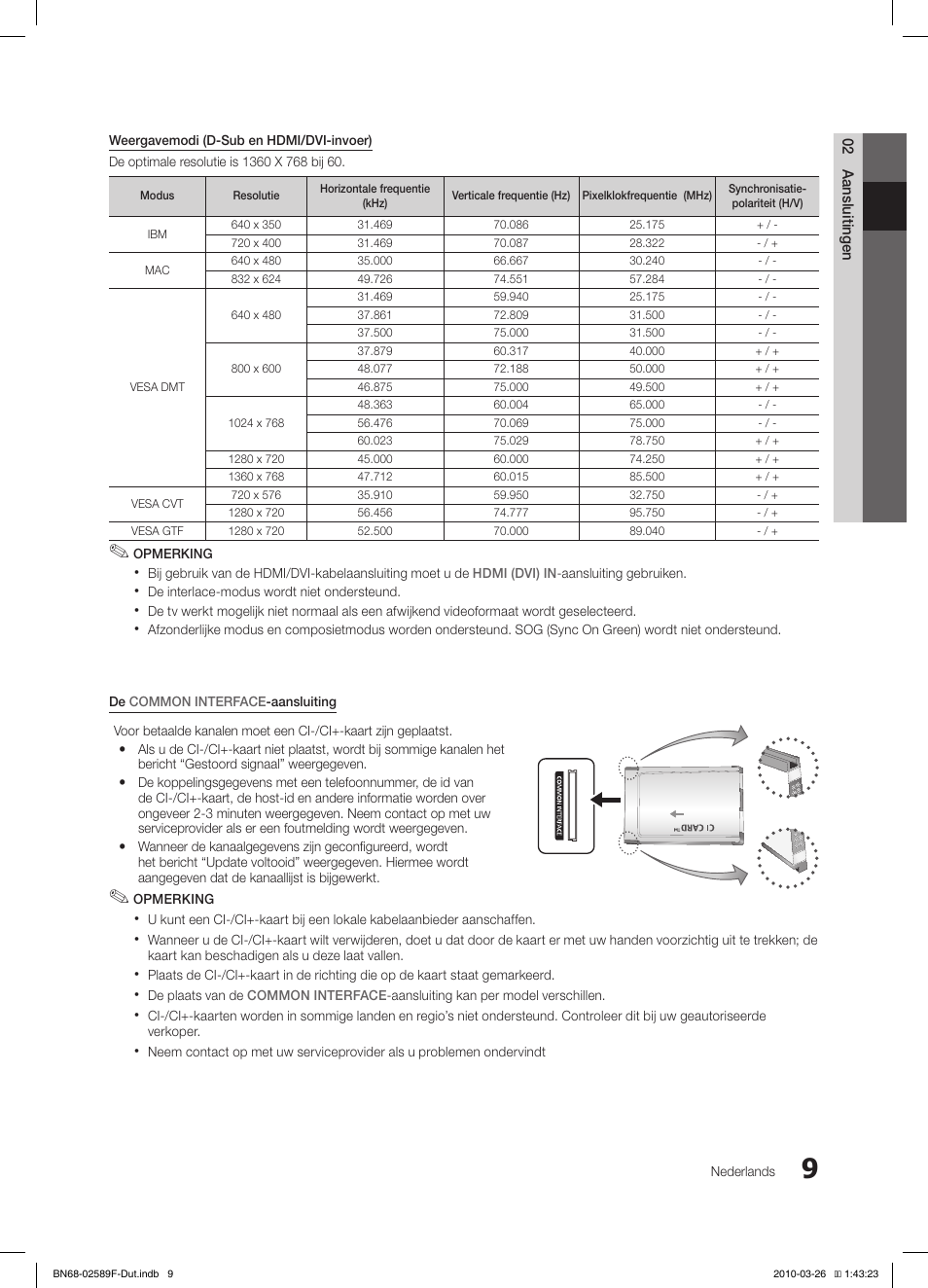 Samsung LE26C350D1W User Manual | Page 108 / 133