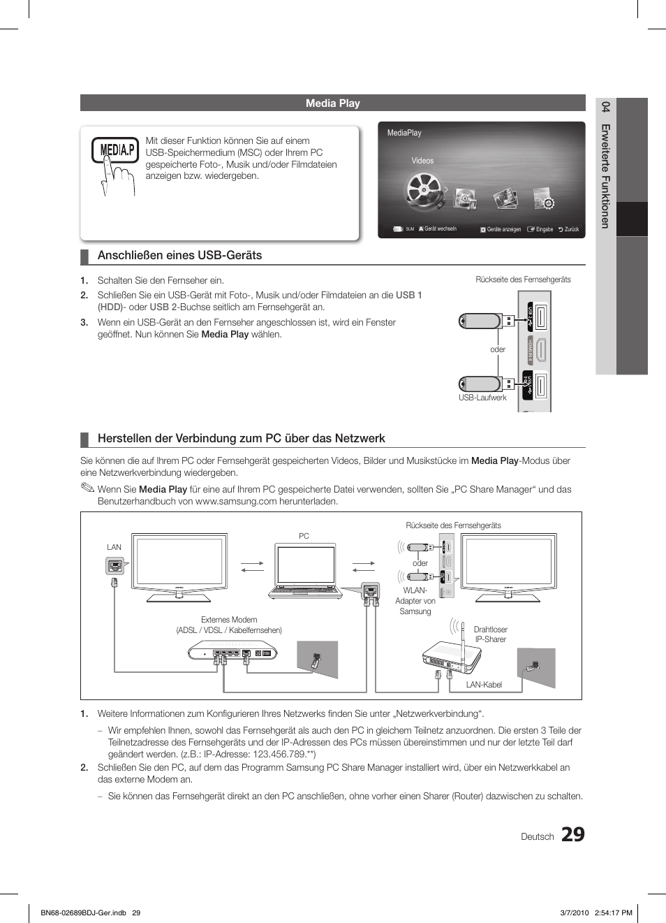 Samsung LE40C630K1W User Manual | Page 127 / 197