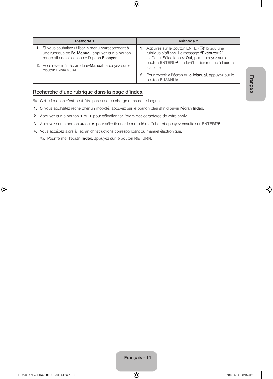 Samsung PE43H4500AW User Manual | Page 33 / 89