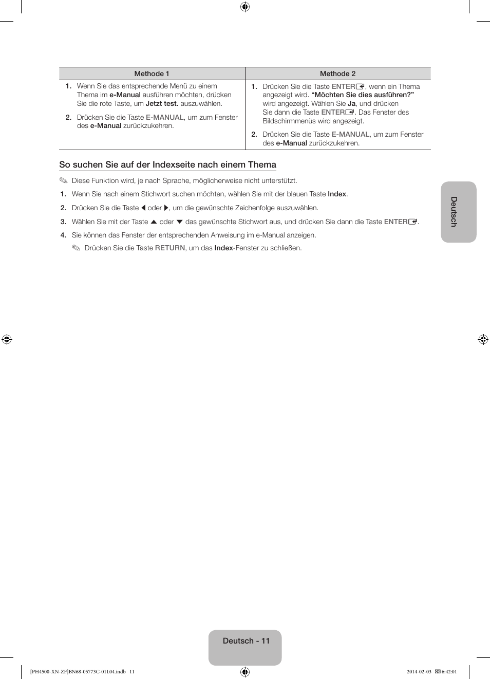 Samsung PE43H4500AW User Manual | Page 55 / 89