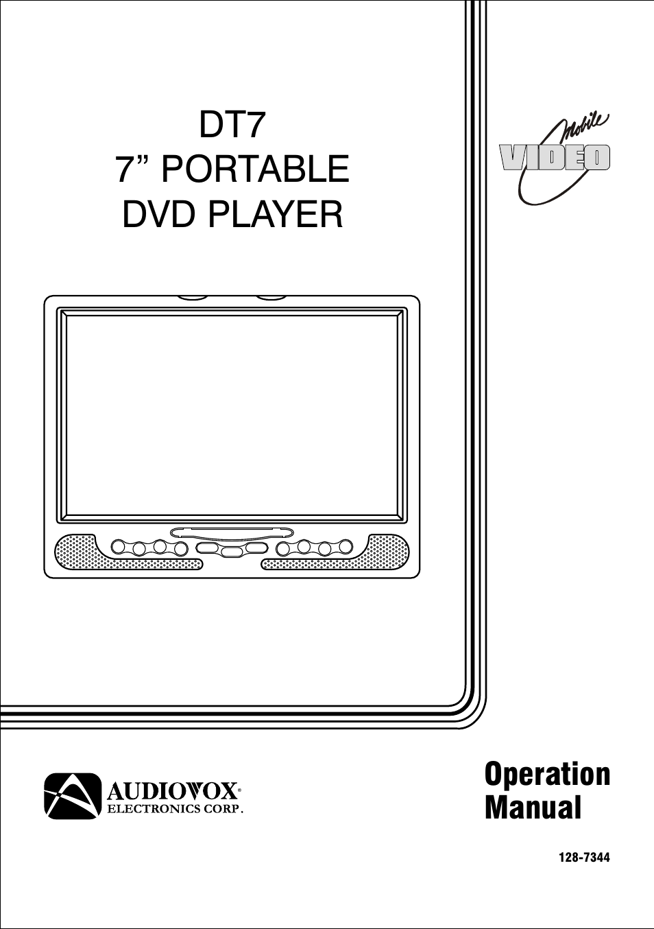 Audiovox DT7 User Manual | 24 pages