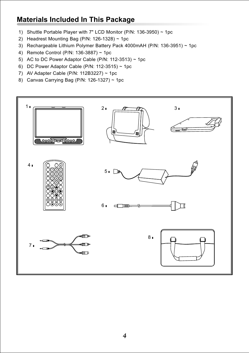 Audiovox DT7 User Manual | Page 4 / 24