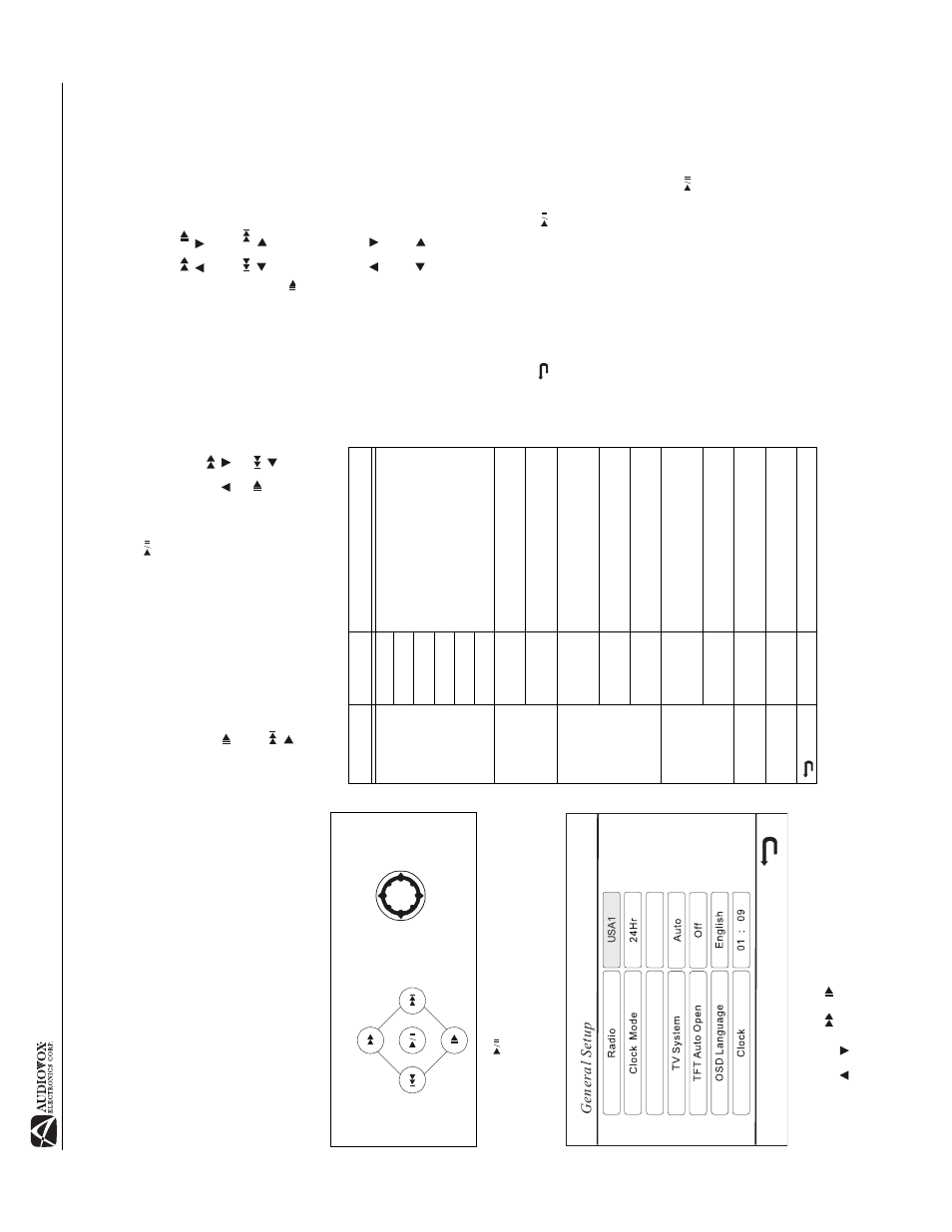 Av1410 menú de configuración de sist ema | Audiovox AV1410 User Manual | Page 40 / 76