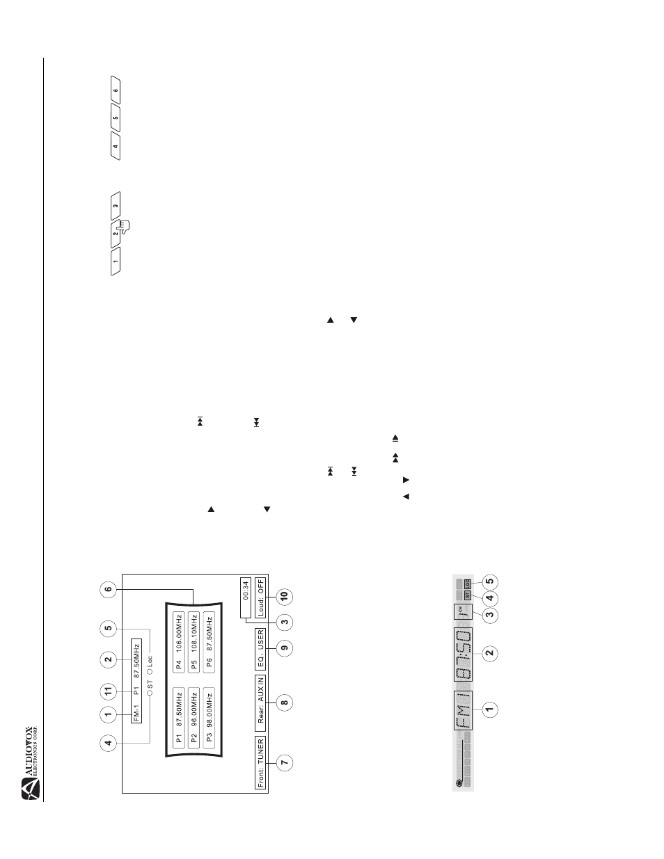 Av1410 operación del radio | Audiovox AV1410 User Manual | Page 42 / 76
