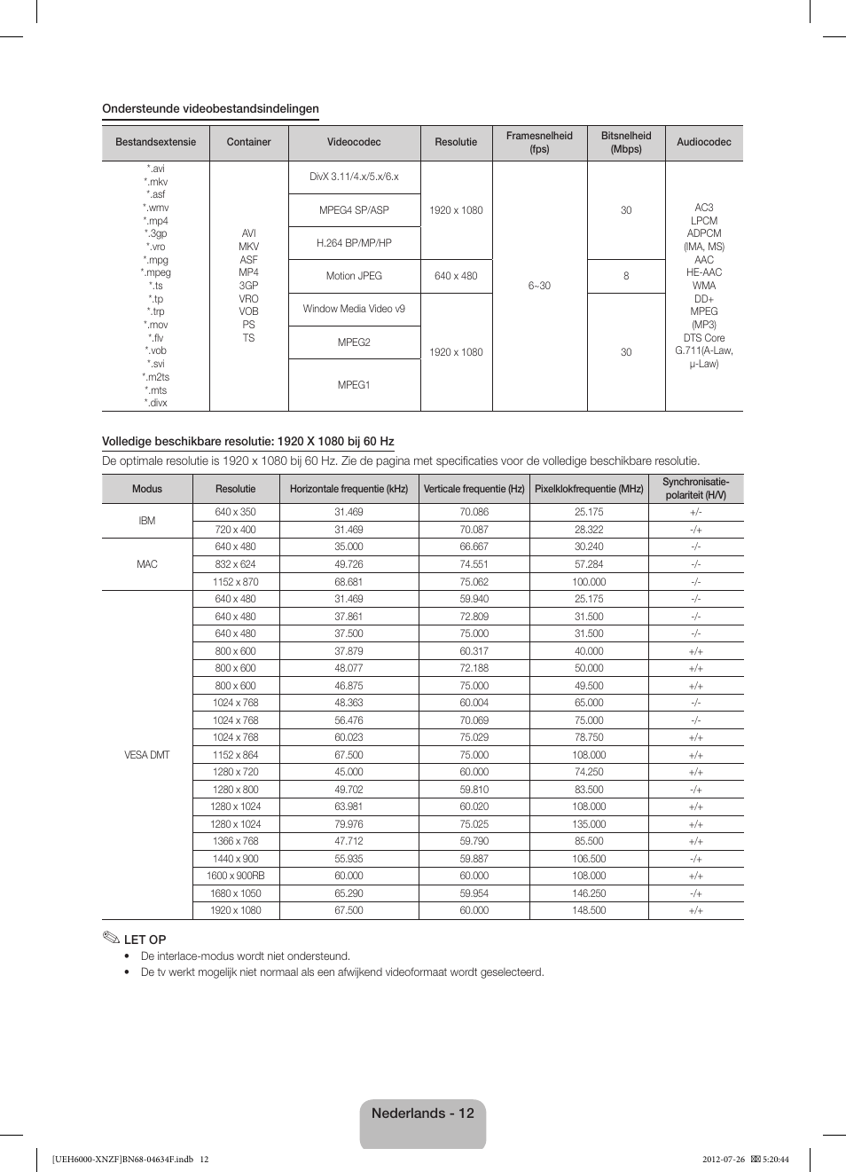Samsung UE60EH6000S User Manual | Page 48 / 49