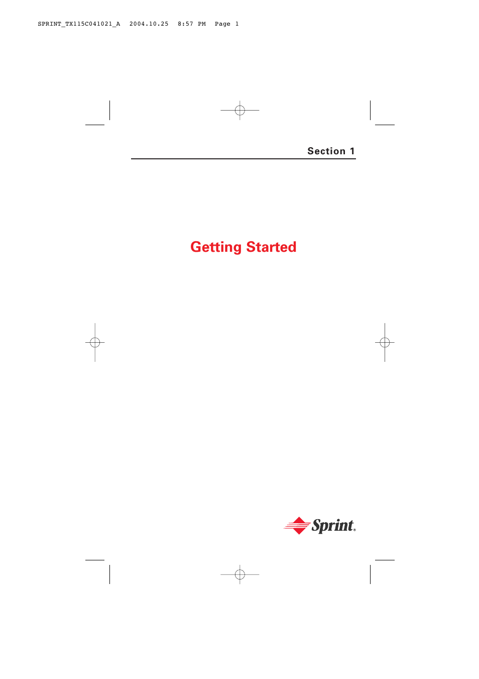 Section 1: getting started, Getting started | Audiovox PM-8912 User Manual | Page 10 / 201