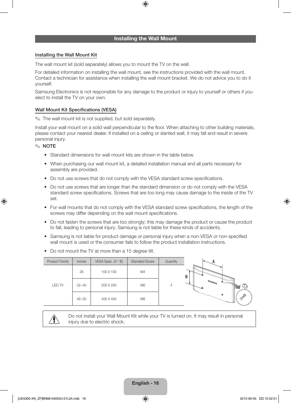 Samsung UE32EH5300W User Manual | Page 16 / 88