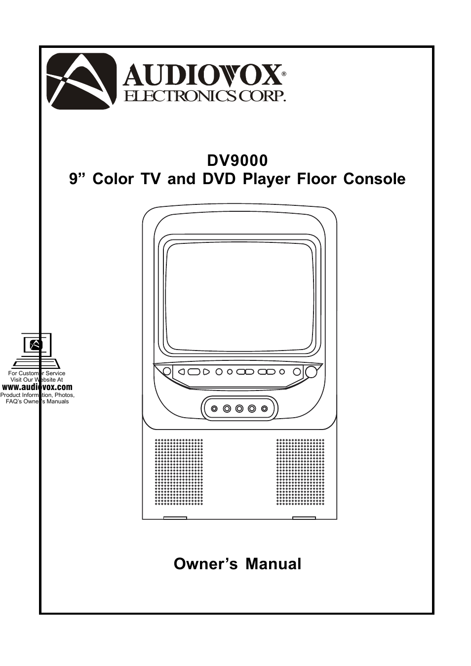 Audiovox DV9000 User Manual | 24 pages