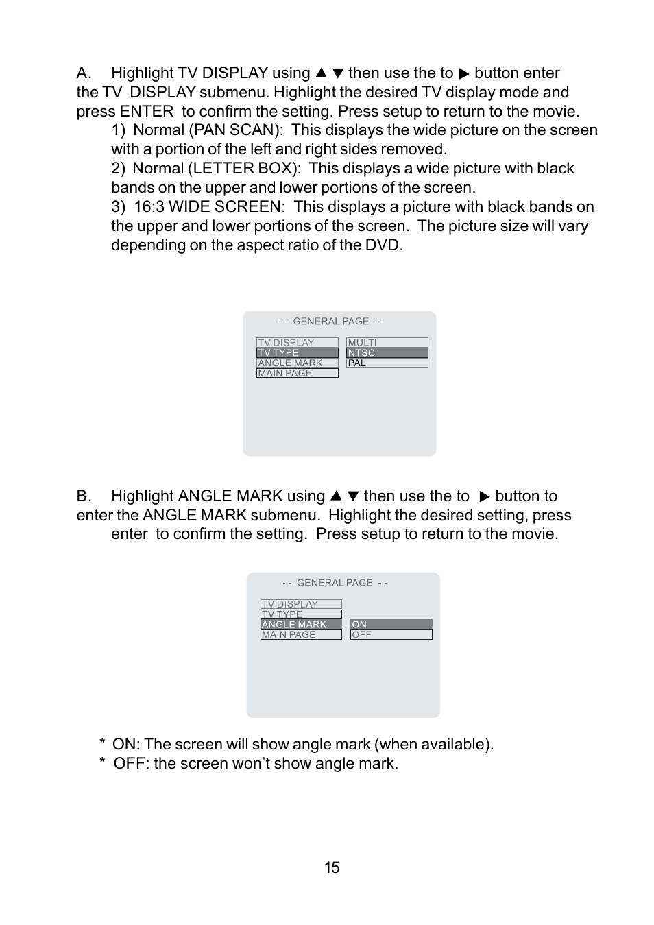 Audiovox DV9000 User Manual | Page 15 / 24