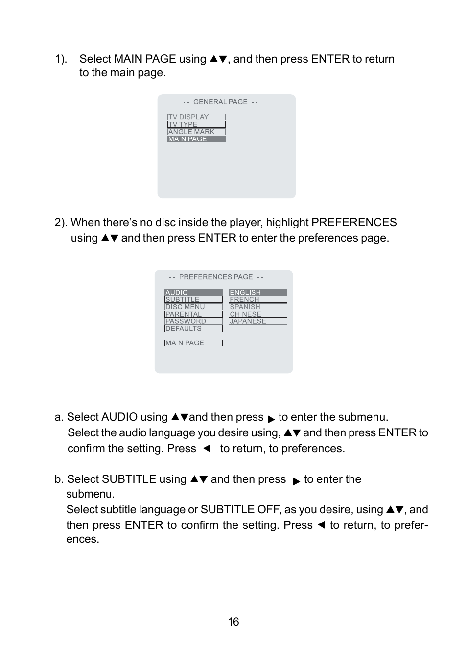 Audiovox DV9000 User Manual | Page 16 / 24