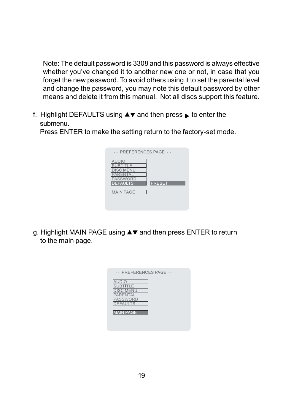 Audiovox DV9000 User Manual | Page 19 / 24