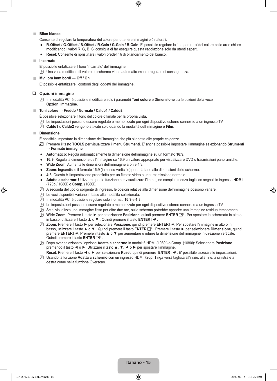 Samsung LE22B450C8W User Manual | Page 153 / 314