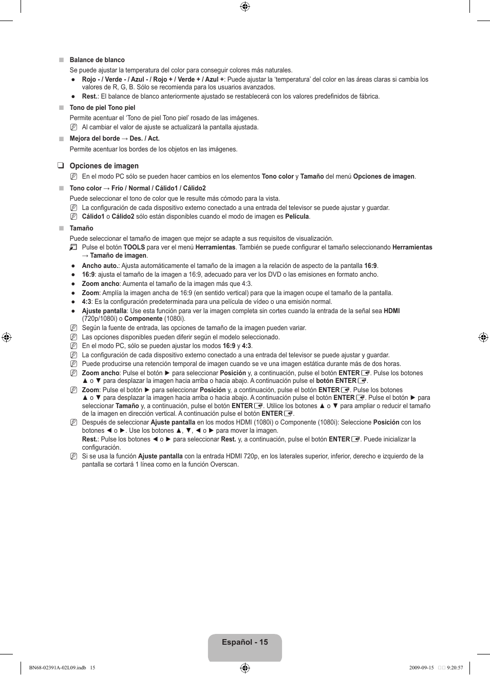 Samsung LE22B450C8W User Manual | Page 187 / 314