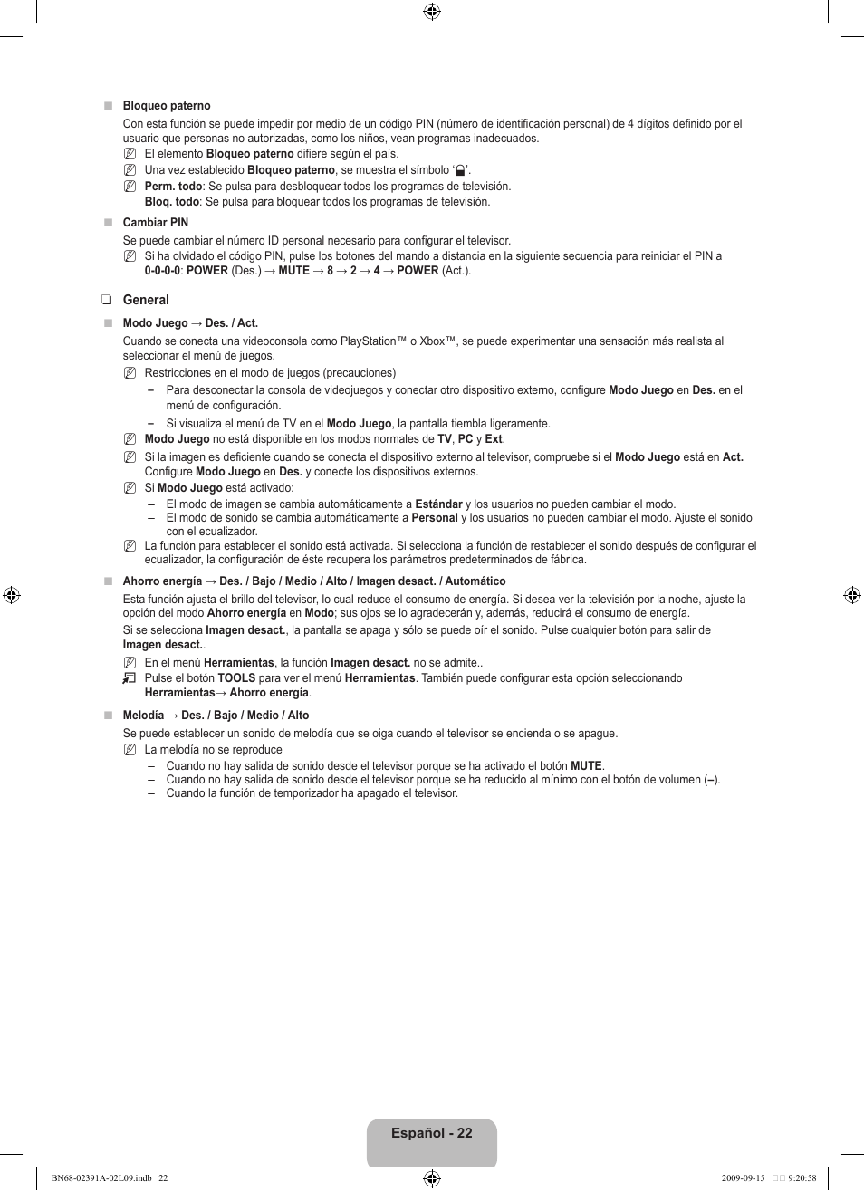 Samsung LE22B450C8W User Manual | Page 194 / 314