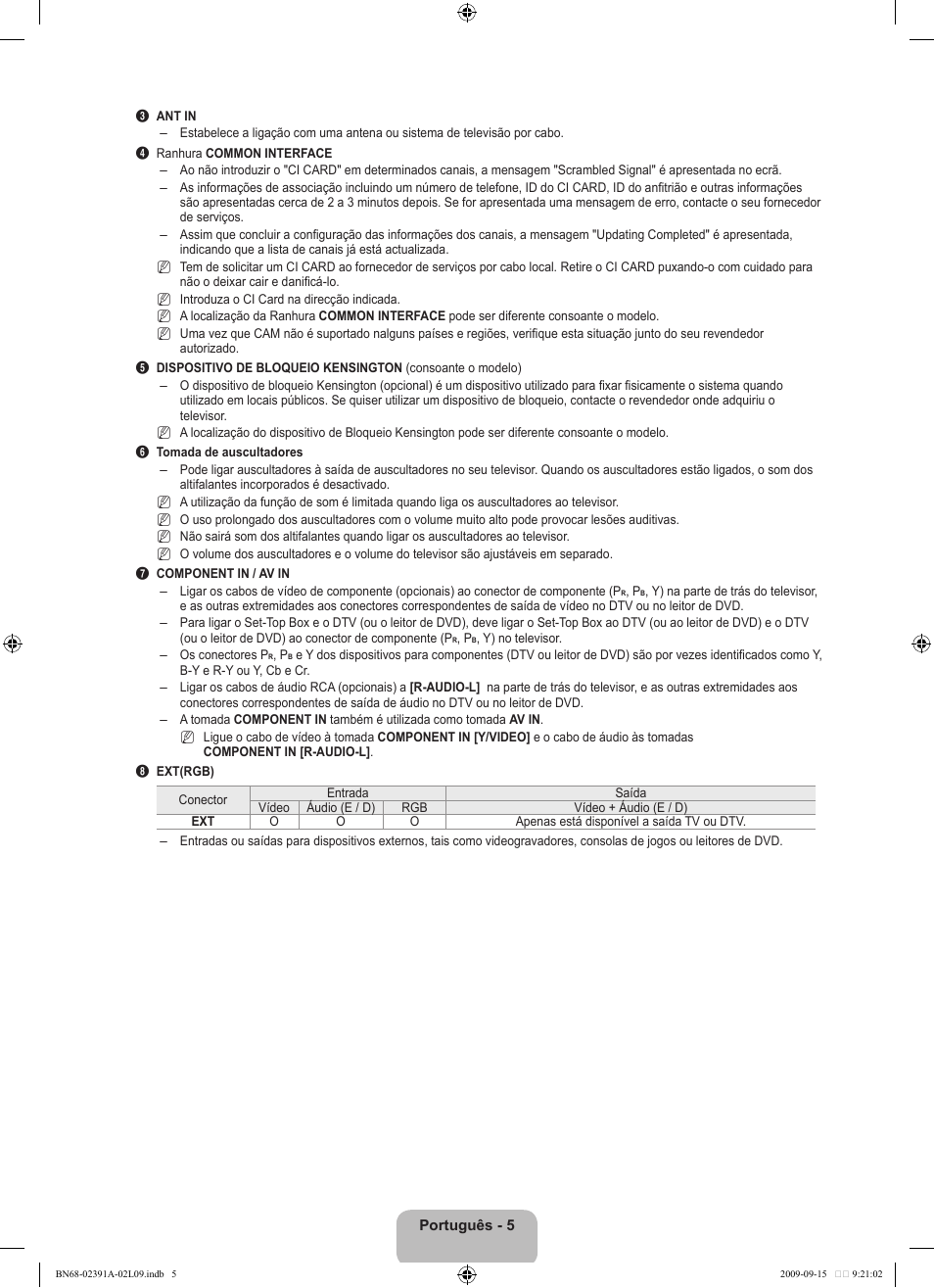 Samsung LE22B450C8W User Manual | Page 211 / 314