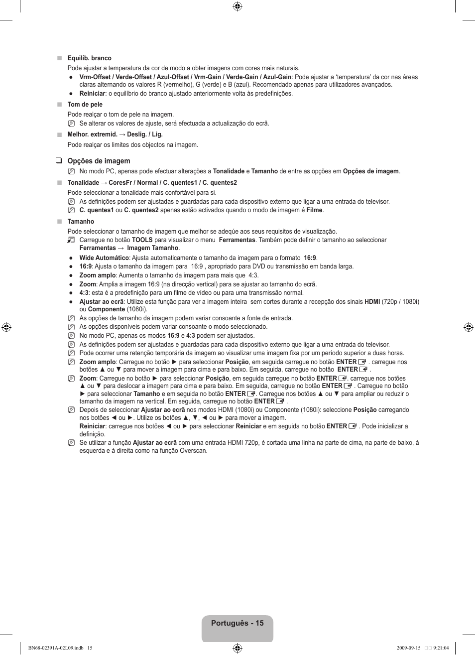 Samsung LE22B450C8W User Manual | Page 221 / 314