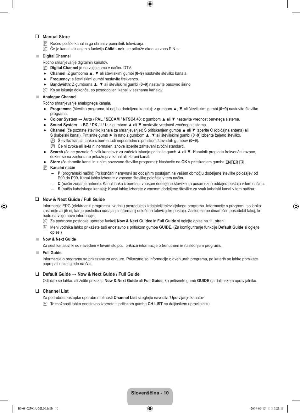 Samsung LE22B450C8W User Manual | Page 250 / 314