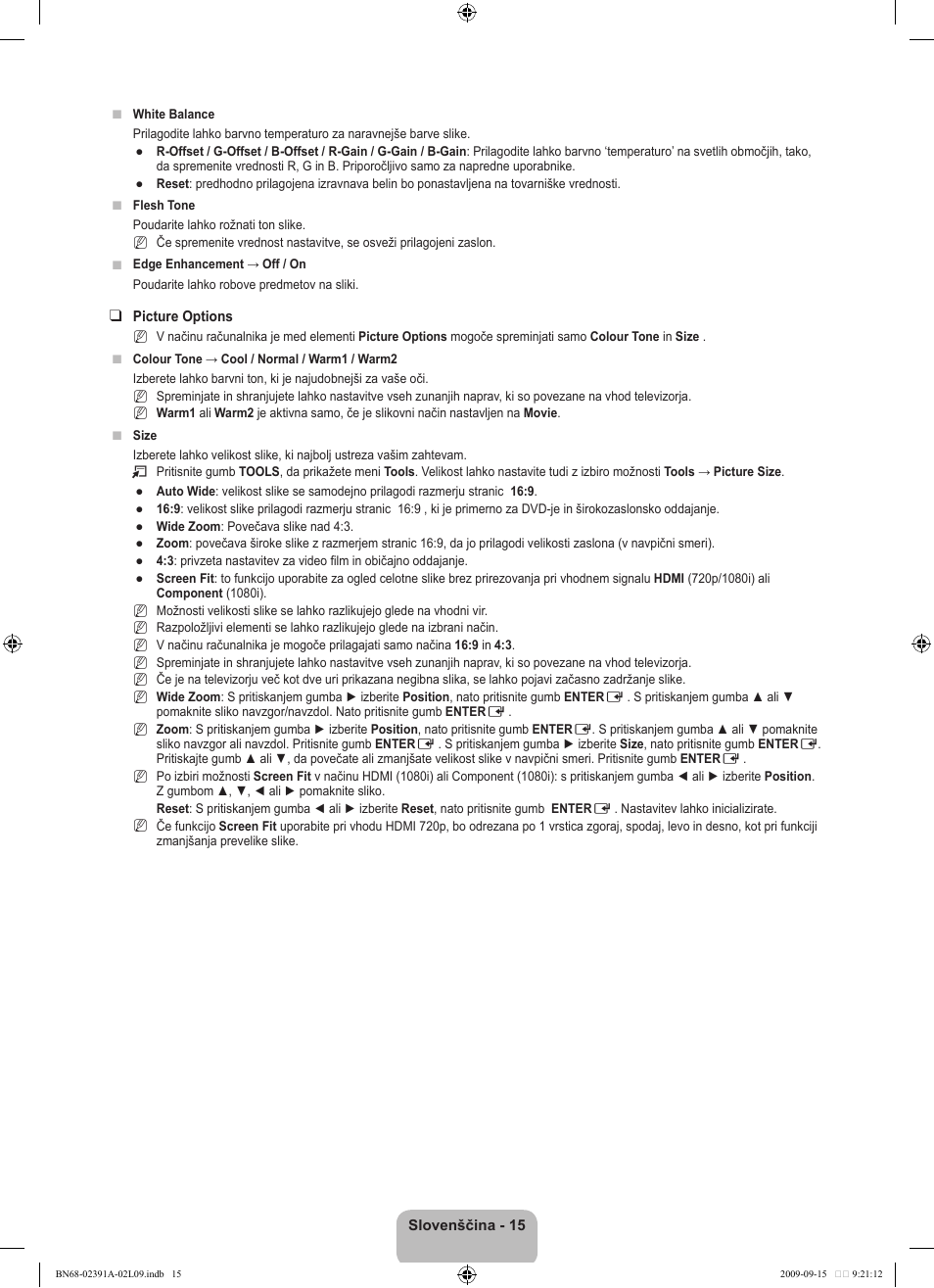 Samsung LE22B450C8W User Manual | Page 255 / 314