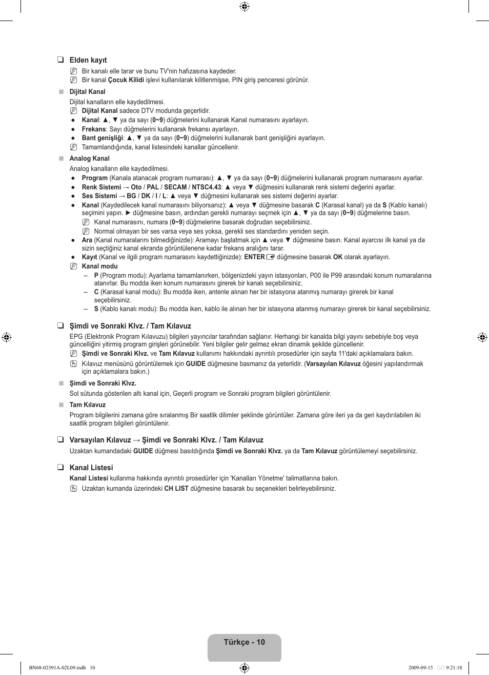 Samsung LE22B450C8W User Manual | Page 284 / 314