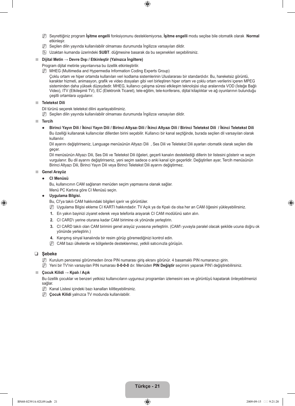 Samsung LE22B450C8W User Manual | Page 295 / 314