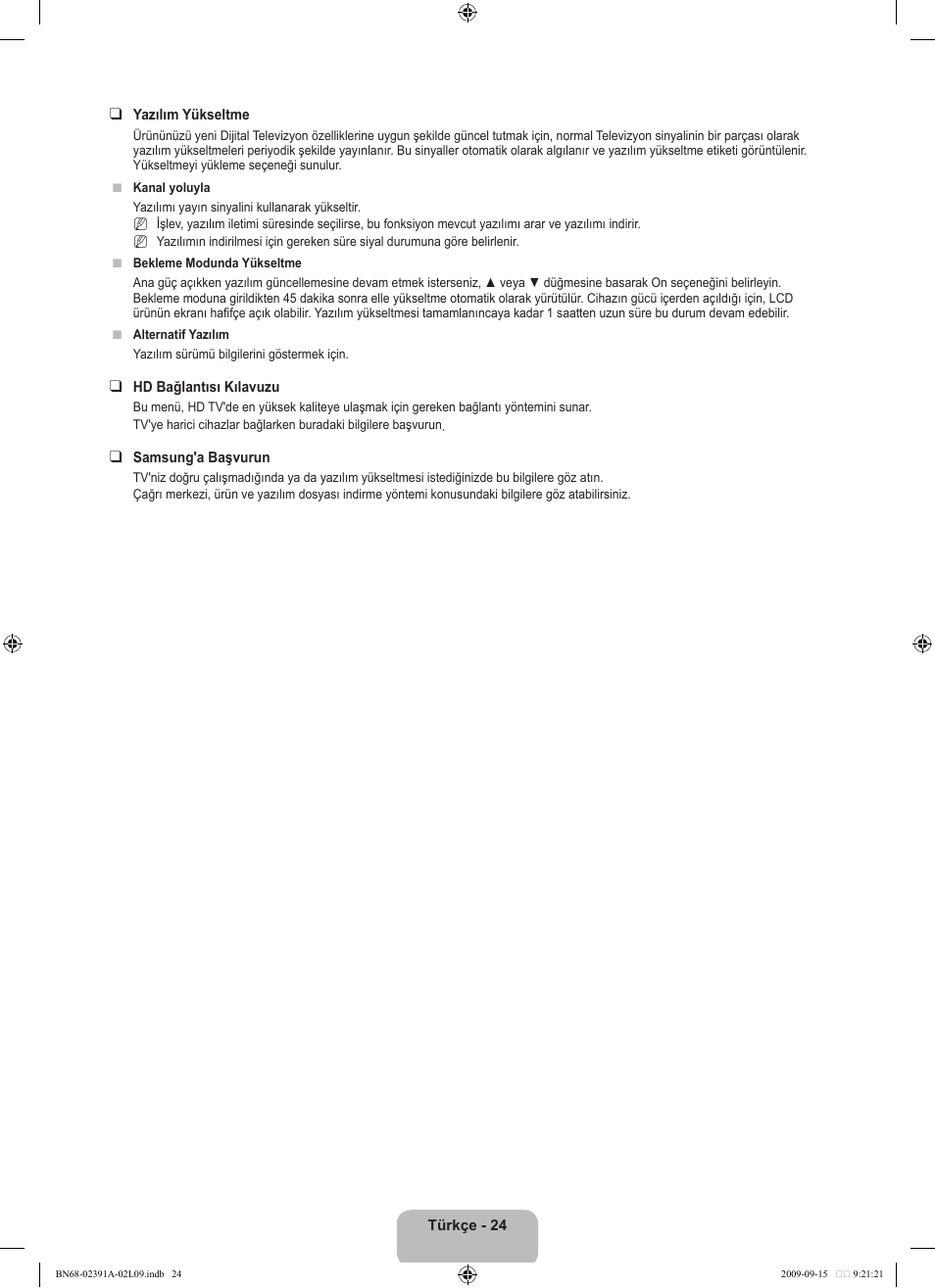 Samsung LE22B450C8W User Manual | Page 298 / 314