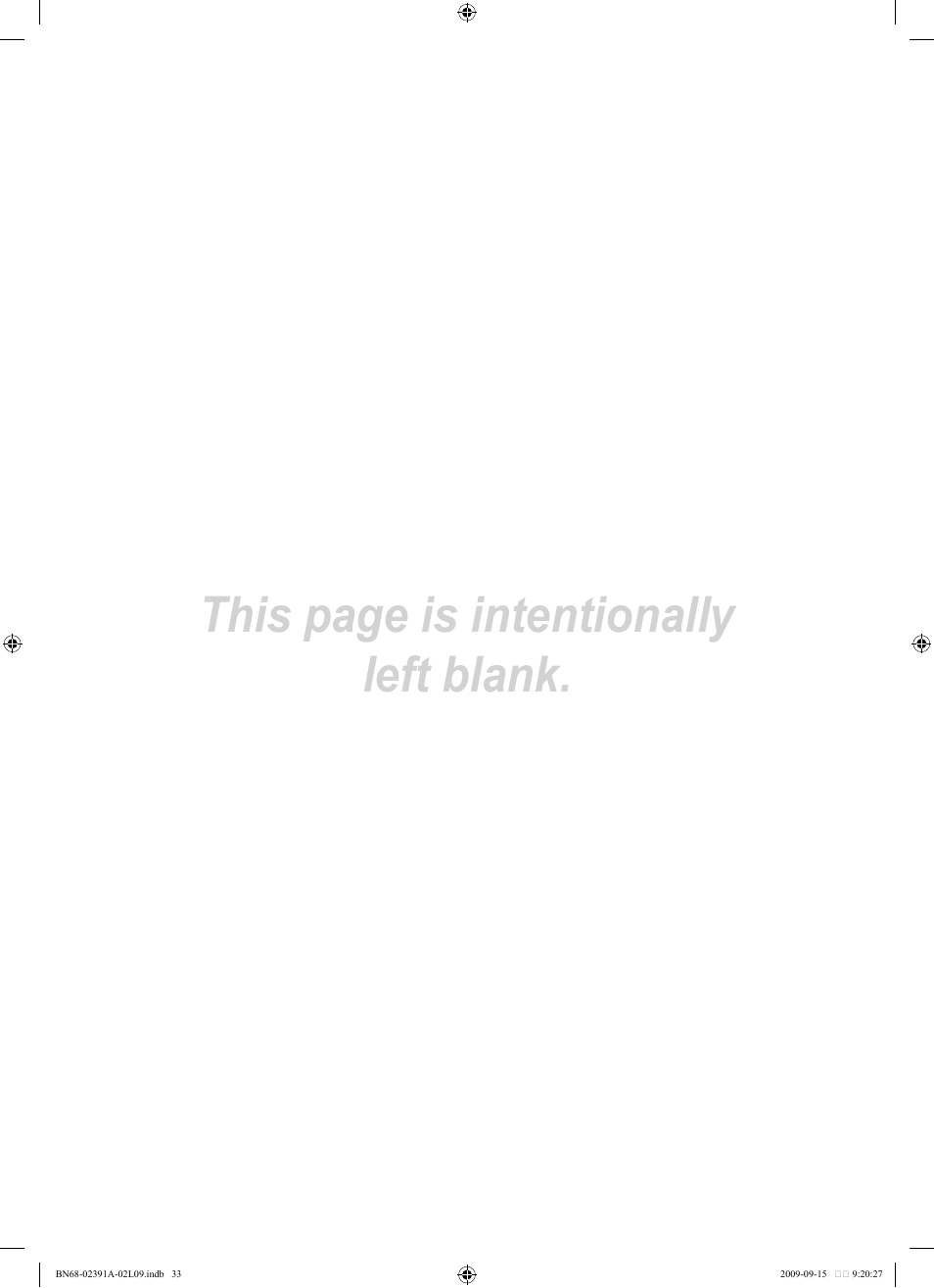 This page is intentionally left blank | Samsung LE22B450C8W User Manual | Page 35 / 314