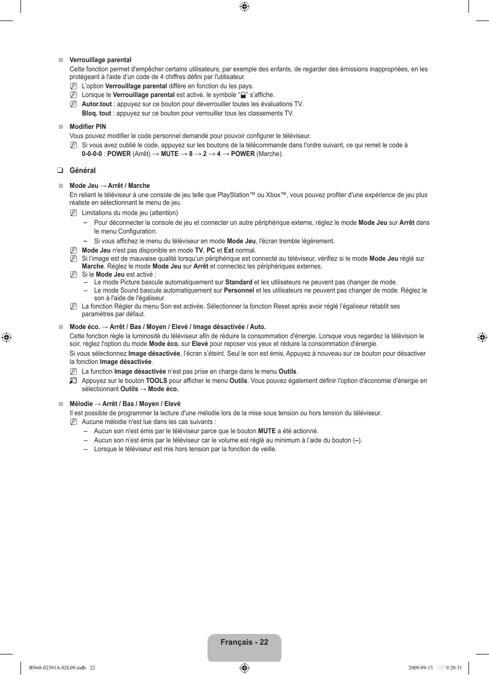 Samsung LE22B450C8W User Manual | Page 58 / 314