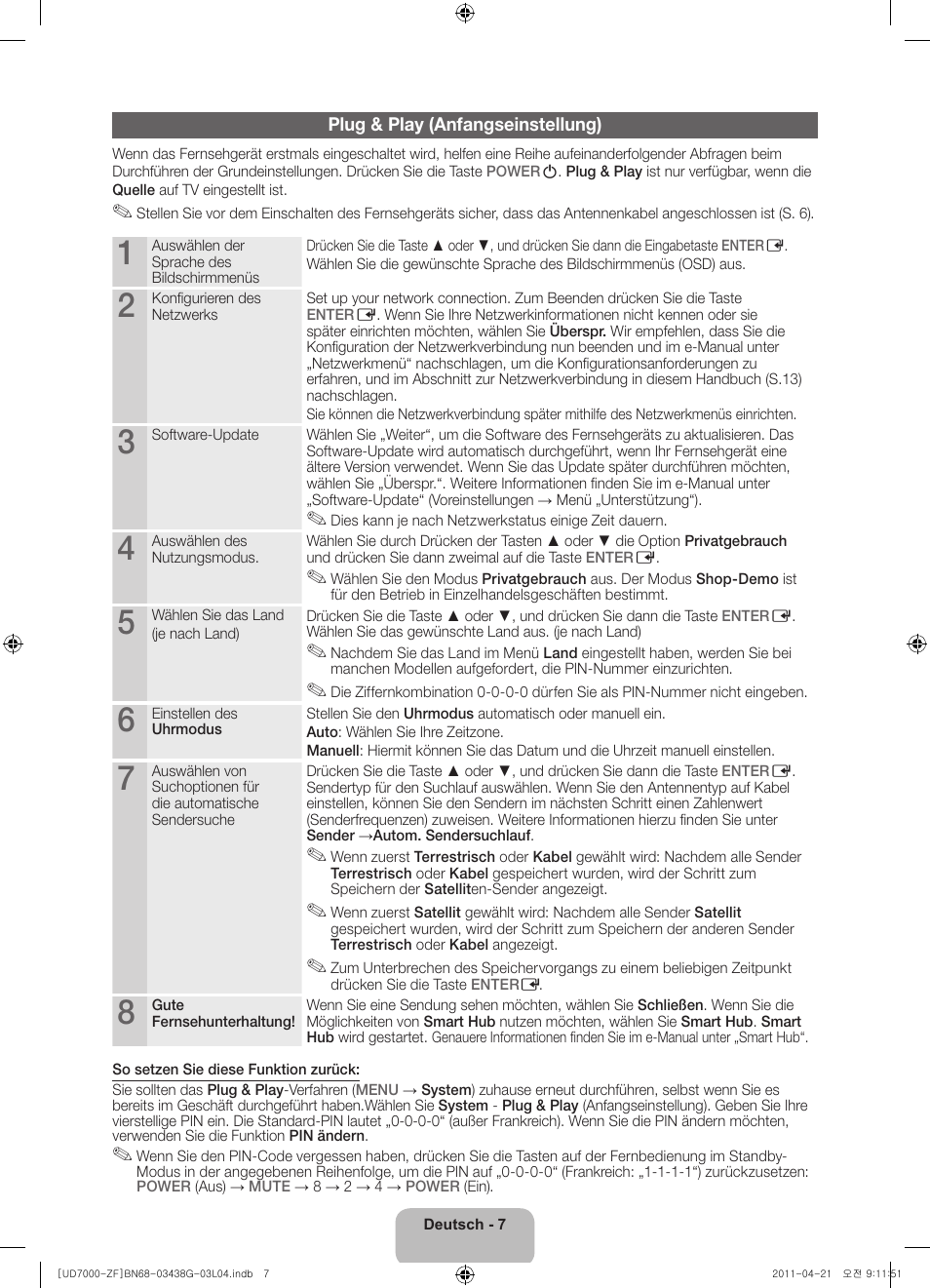 Samsung UE40D7000LS User Manual | Page 47 / 82