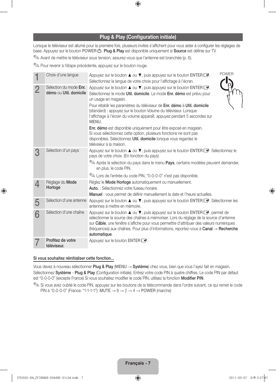 Samsung PS51D550C1W User Manual | Page 27 / 78