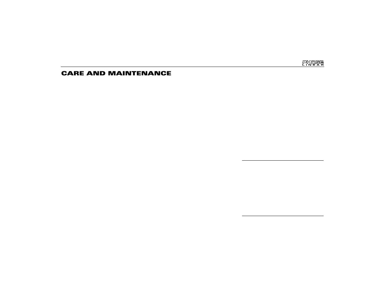 Care and maintenance | Audiovox Jensen Phase Linear UMP8015 User Manual | Page 17 / 59