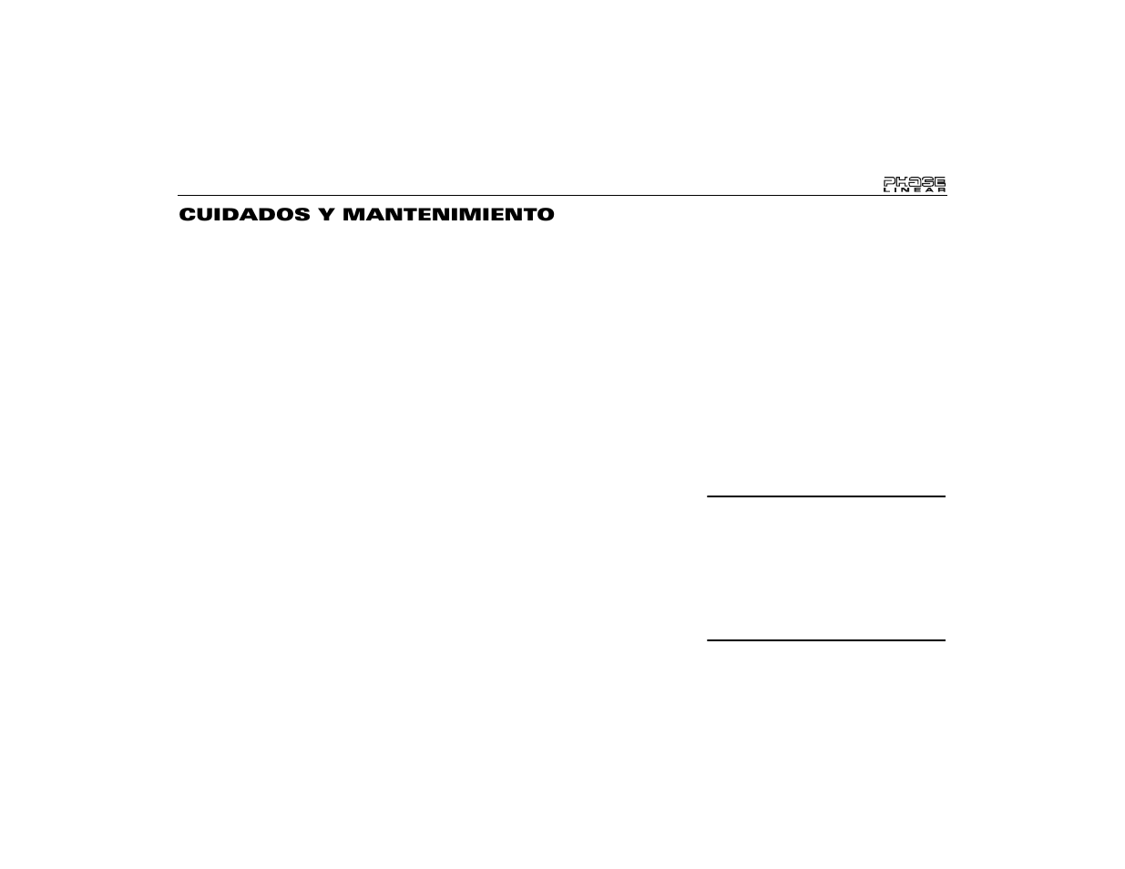 Cuidados y mantenimiento | Audiovox Jensen Phase Linear UMP8015 User Manual | Page 37 / 59
