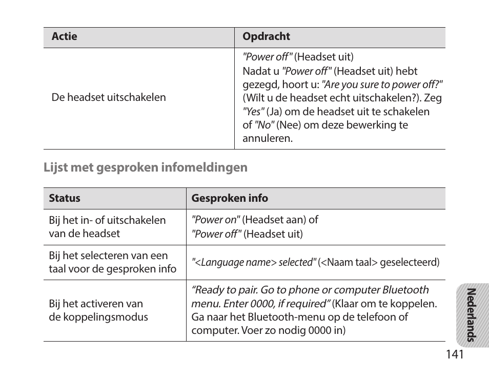 Samsung HM7000 User Manual | Page 143 / 160